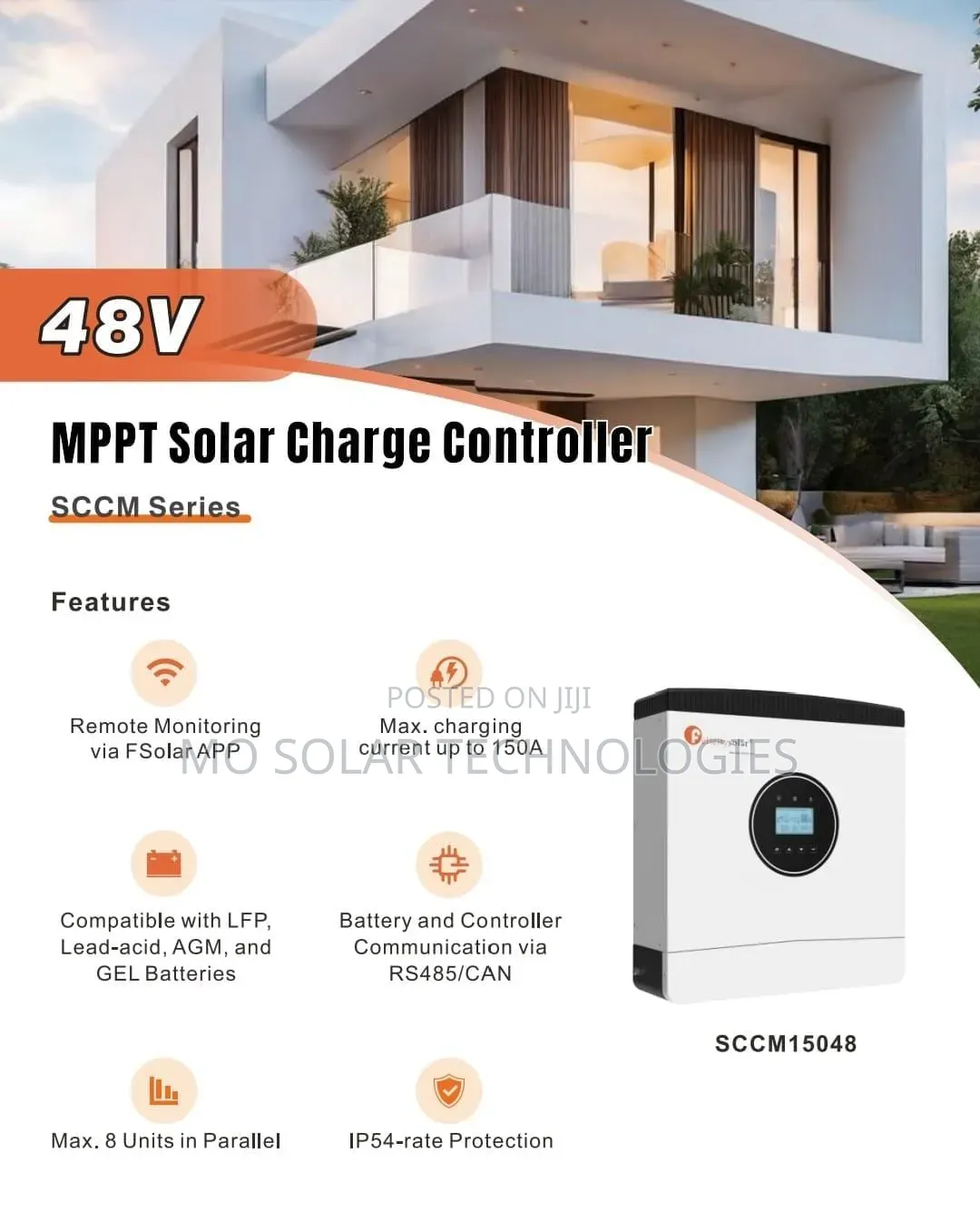 150AMPS Solar Felicity MPPT Charge Controller