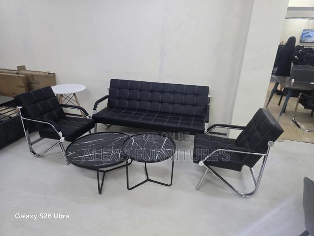 Five Seater Modern Sofa/Waiting Office Chairs - main view