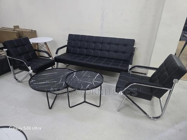 Executive Sofa/ Visitors Waiting Chairs//office Bench, - thumbnail 2
