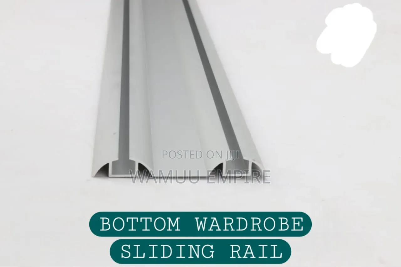 The Image Shows a 3-Meter Aluminum Bottom Sliding Rail Wardrobe Doors.