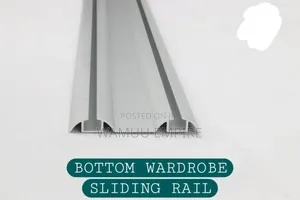 The Image Shows a 3-Meter Aluminum Bottom Sliding Rail Wardrobe Doors.