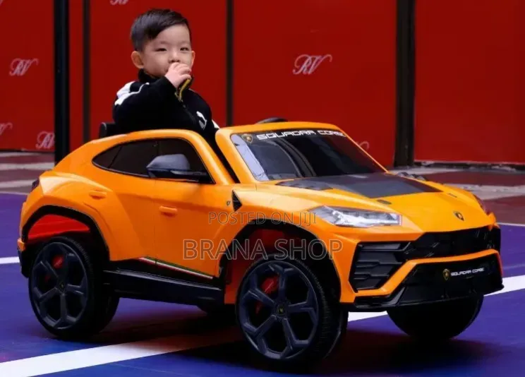 Lamborghini Urus Licensed Kids Electric Ride-on Car Orange 