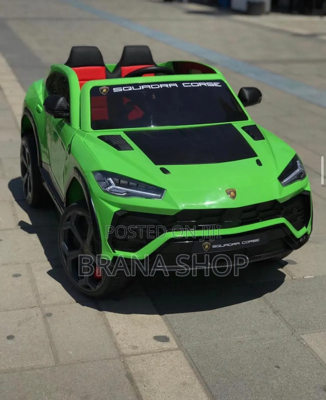 Licensed Lamborghini Urus Kids Electric Ride-on Car Green 