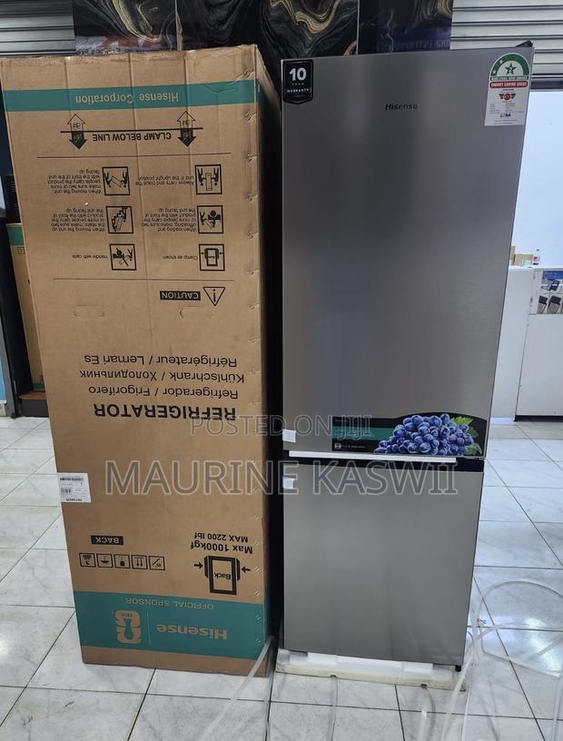 Hisense Double Door 292 Liters No Frost Bottom Freezer