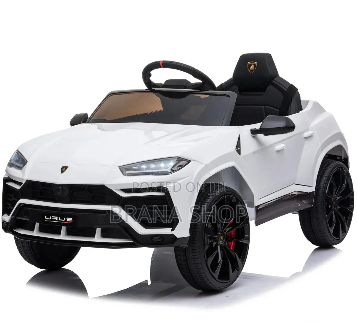 **Licensed Lamborghini Urus Kids Electric Ride-on Car White **
