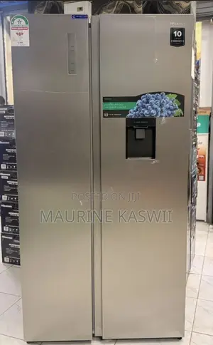 Hisense Inverted Side by Side 541liters Grey -Ref558dr