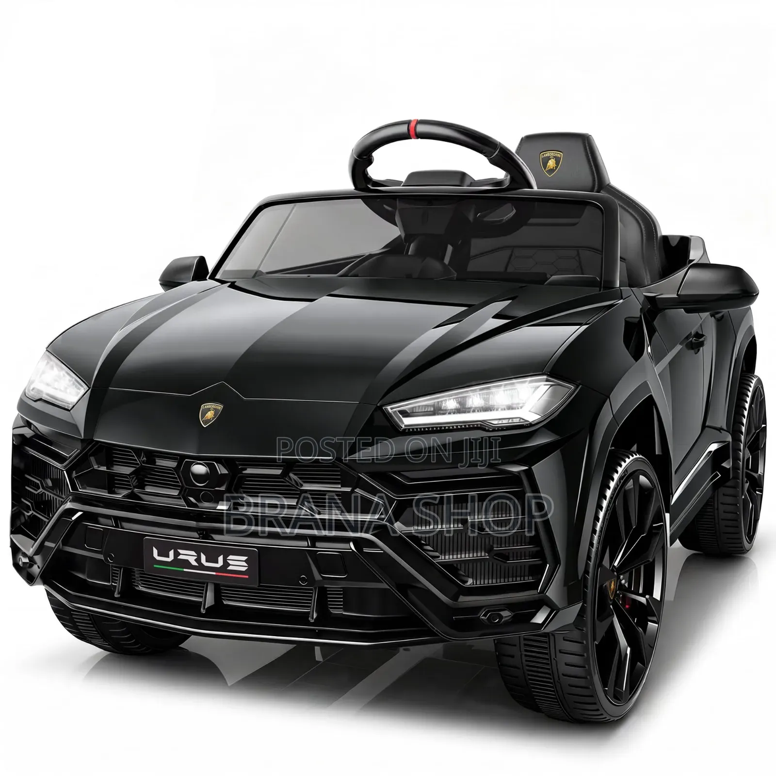Officially Licensed Lamborghini Urus Kids Electric Ride-on Black 