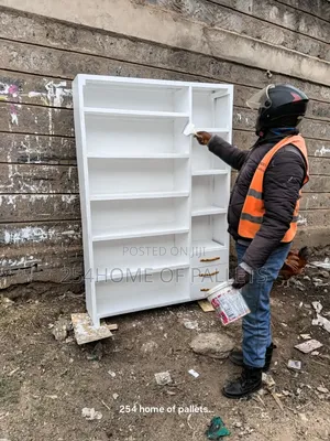 4 by 6 Bags and Shoes White Rack