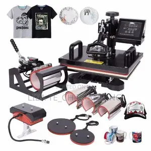 8 in 1 Heat Press Machine Combo 360°Swing Away