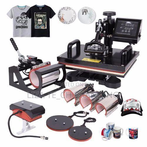 8 in 1 Heat Press Machine Combo 360°Swing Away