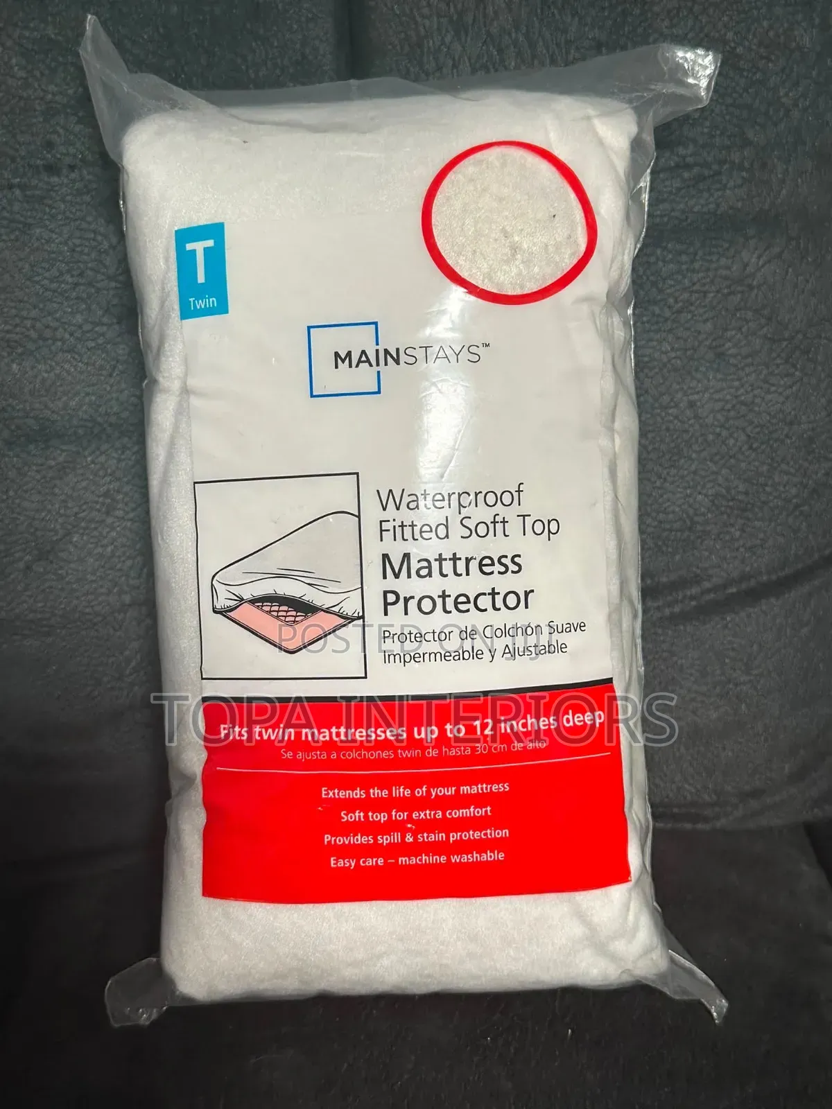 Waterproof Fitted Soft Top Waterproof Mattress Protector