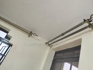 2m Double Adjustable Curtain Road