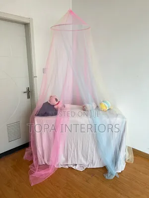 Canopy Top Pink Round Ceiling Mosquito Nets