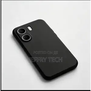 Oppo A6x Pro Silicone Case Pouch Black Design With Camera Protectio