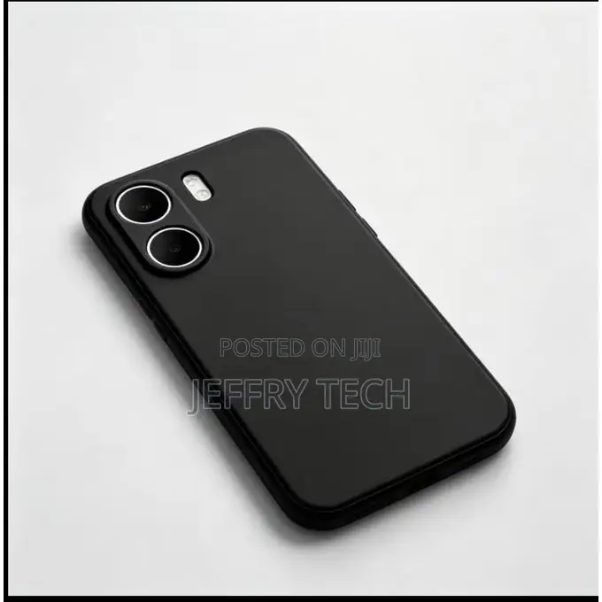 Oppo A6x Pro Silicone Case Pouch Black Design With Camera Protectio