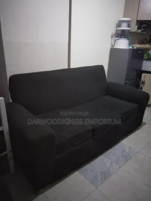 Black 3 + 2 Sofa Set
