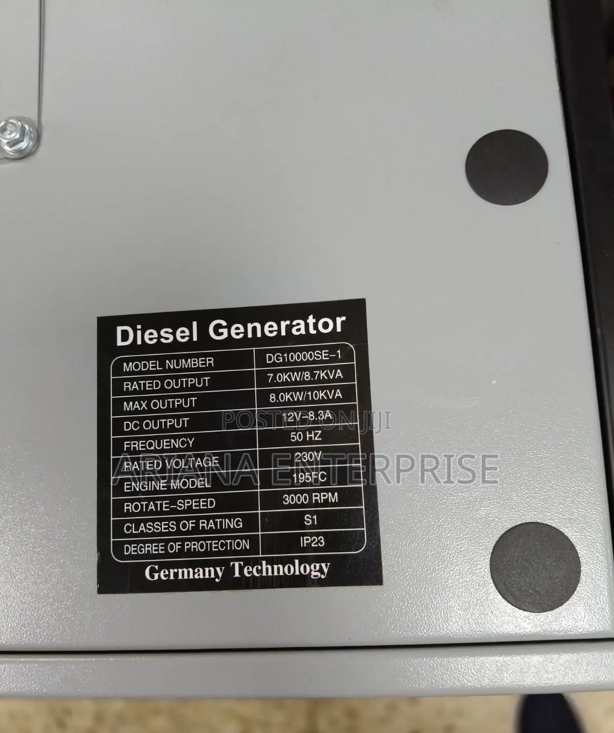 G10000se-1 Diesel Generator