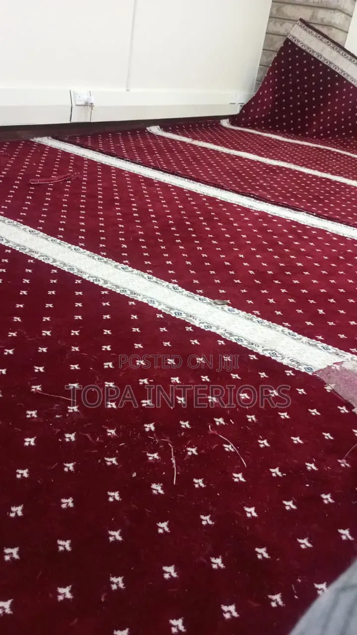 Saff Lined Top Quality Mosque Floor Carpets Wall to Wall Carpeting