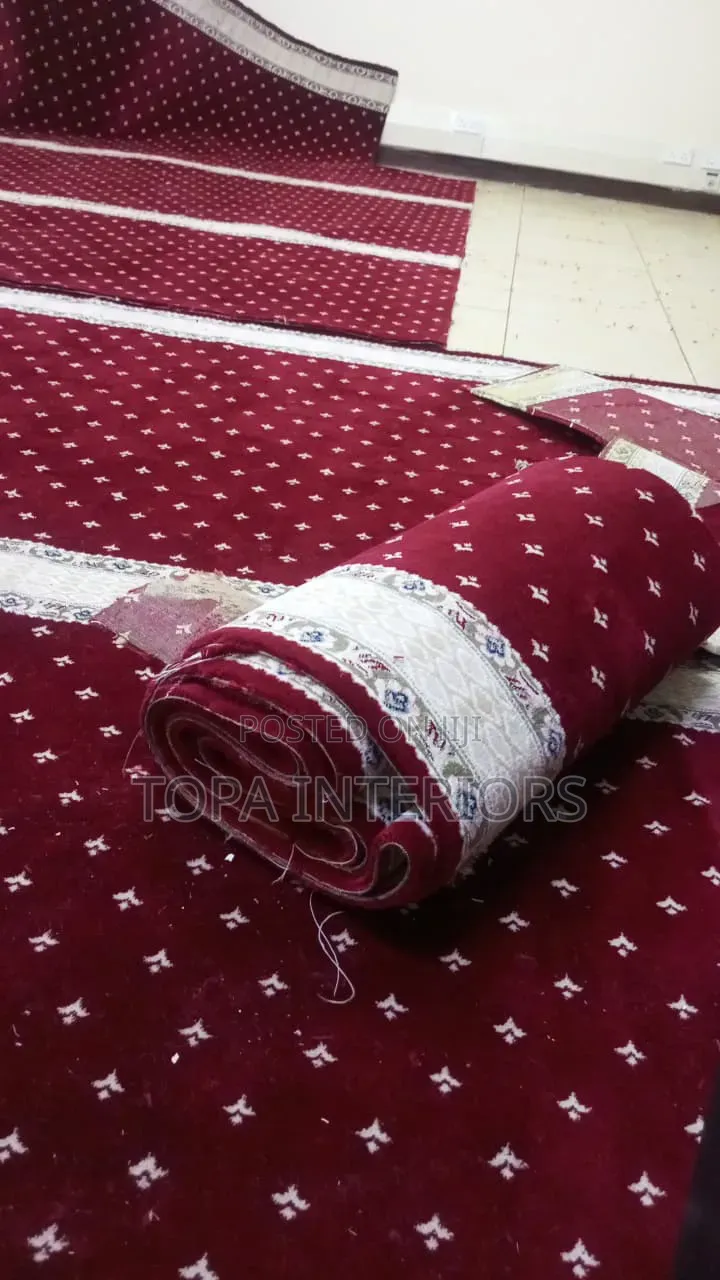 Saff Lined Top Quality Mosque Floor Carpets Wall to Wall Carpeting