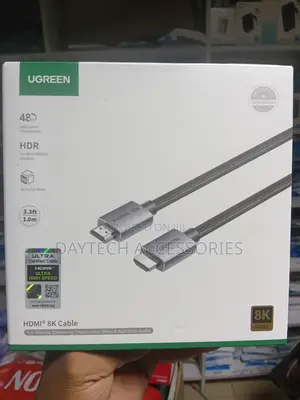 Ugreen HD171 1M HDMI 2.1 Cable 48Gbps – Braided Ultra High-Speed.