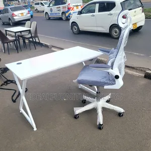 Ergonomic Mesh Office Chair Grey With Headrest