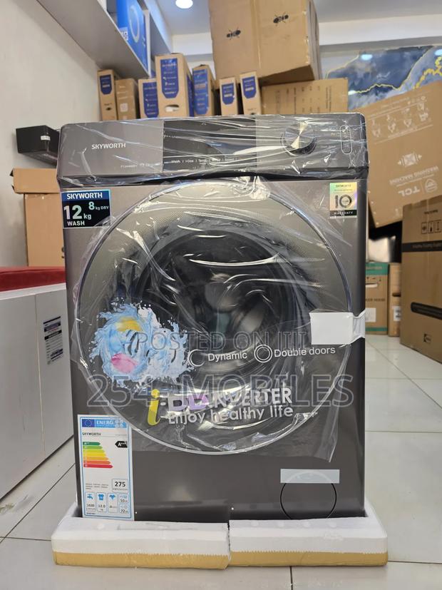 Skyworth F12446GDY 12/8kg Front Load Washing Machine