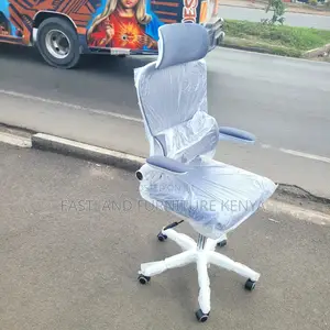 Ergonomic Mesh Office Chair - Grey Office Chair