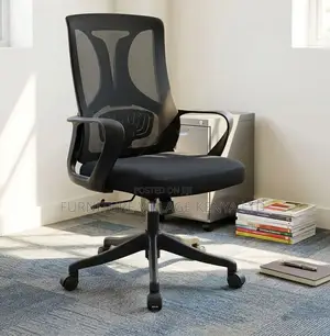 Office Chair; Mid Back Mesh Swivel Adjustable Staff Office Seat