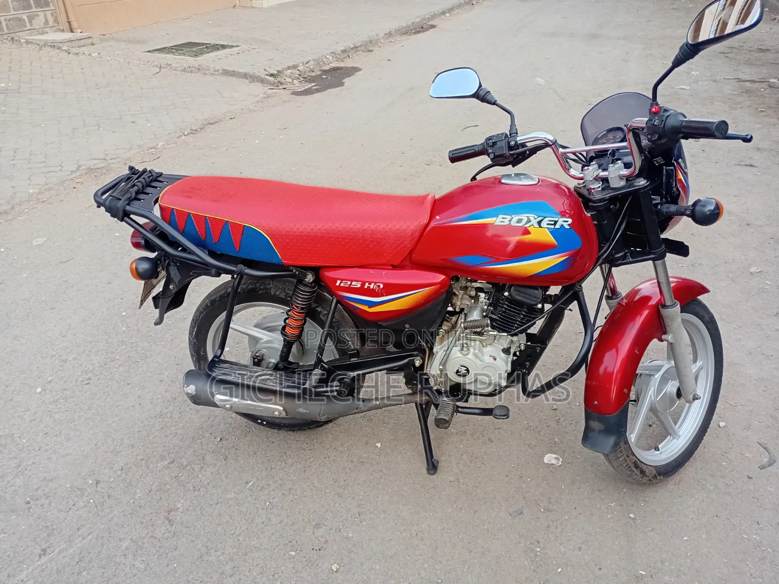 Bajaj Boxer 125 2025 Red