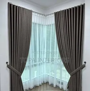 Opaque Grey Blackout Curtains for All Windows