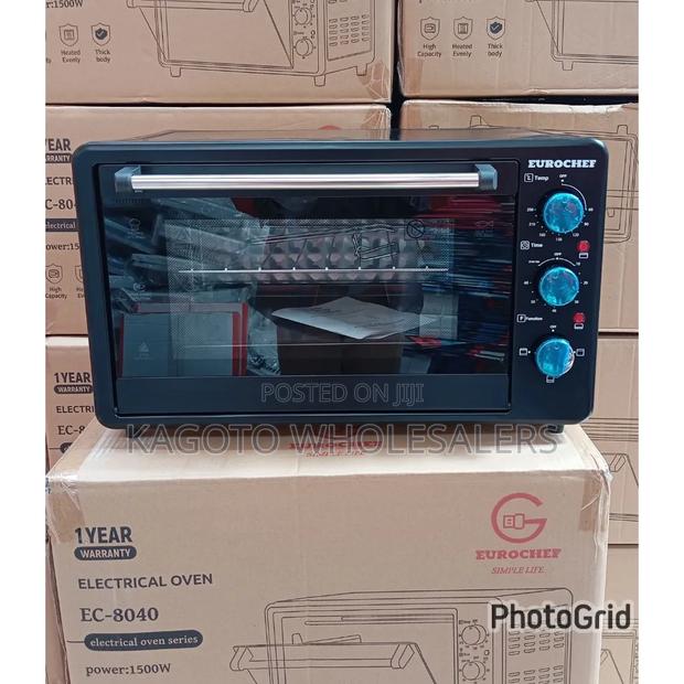 EUROCHEF 3 Knob Settings 32 Litres Electric Rotisserie Oven