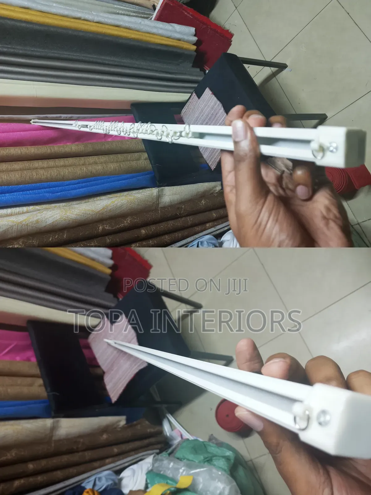 Modern White Aluminium Ceiling Curtain Track Rails With Accessories