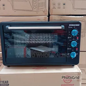 EUROCHEF 3 Knob Settings 40 Litres Electric Rotisserie Oven