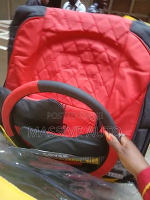 Red Black Universal New 5seater Car Seats Covers