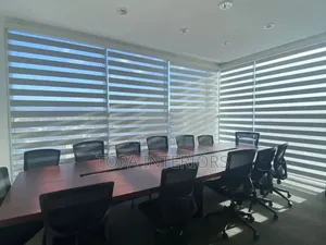 Premium Boardroom Roller Blinds Horizontal Zebra Office Curtains