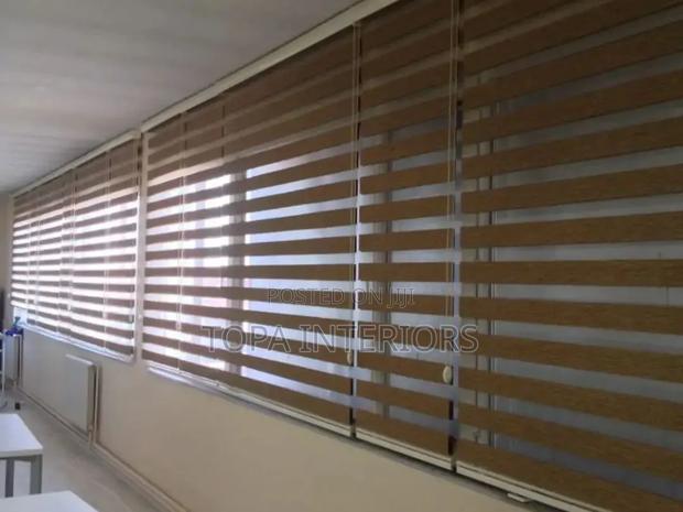 Zebra Roller Blinds Supply and Installation of Office Curtains