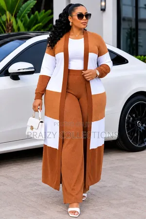 Elegant 3-Piece Ladies' Knit Set