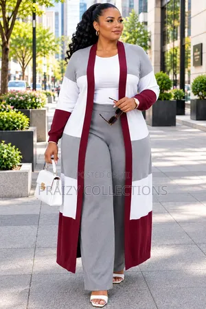 Elegant 3-Piece Ladies' Knit Set
