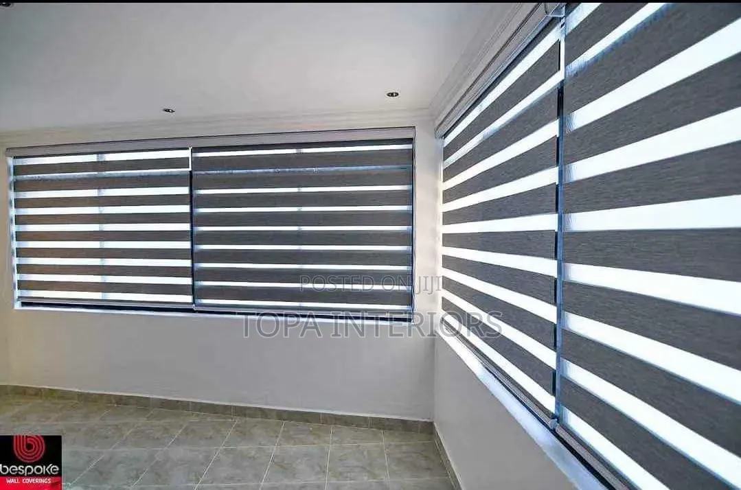 Horizontal Zebra Roller Window Curtain Blinds Supply and Installation
