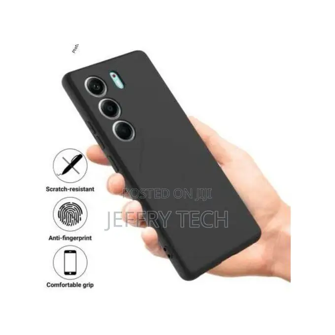 Tecno Camon 40 4g/5g Minimalist Design Matte Black Silicone Back Case