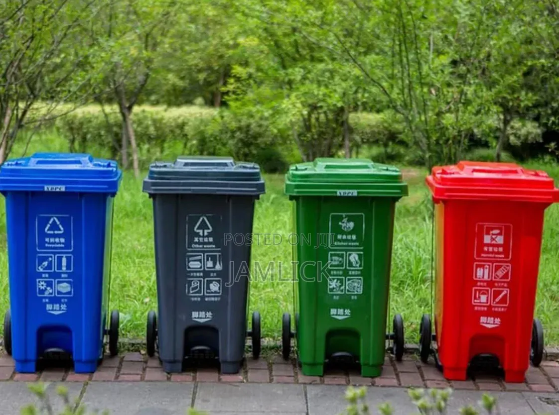 Bon Appetit Pedal Dustbin 100L 120L With Wheels - Hm