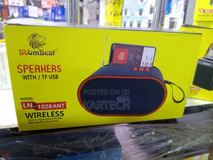 BoomBest LN-1028ANT Wireless Portable Speaker – Strong Bass FM Radio