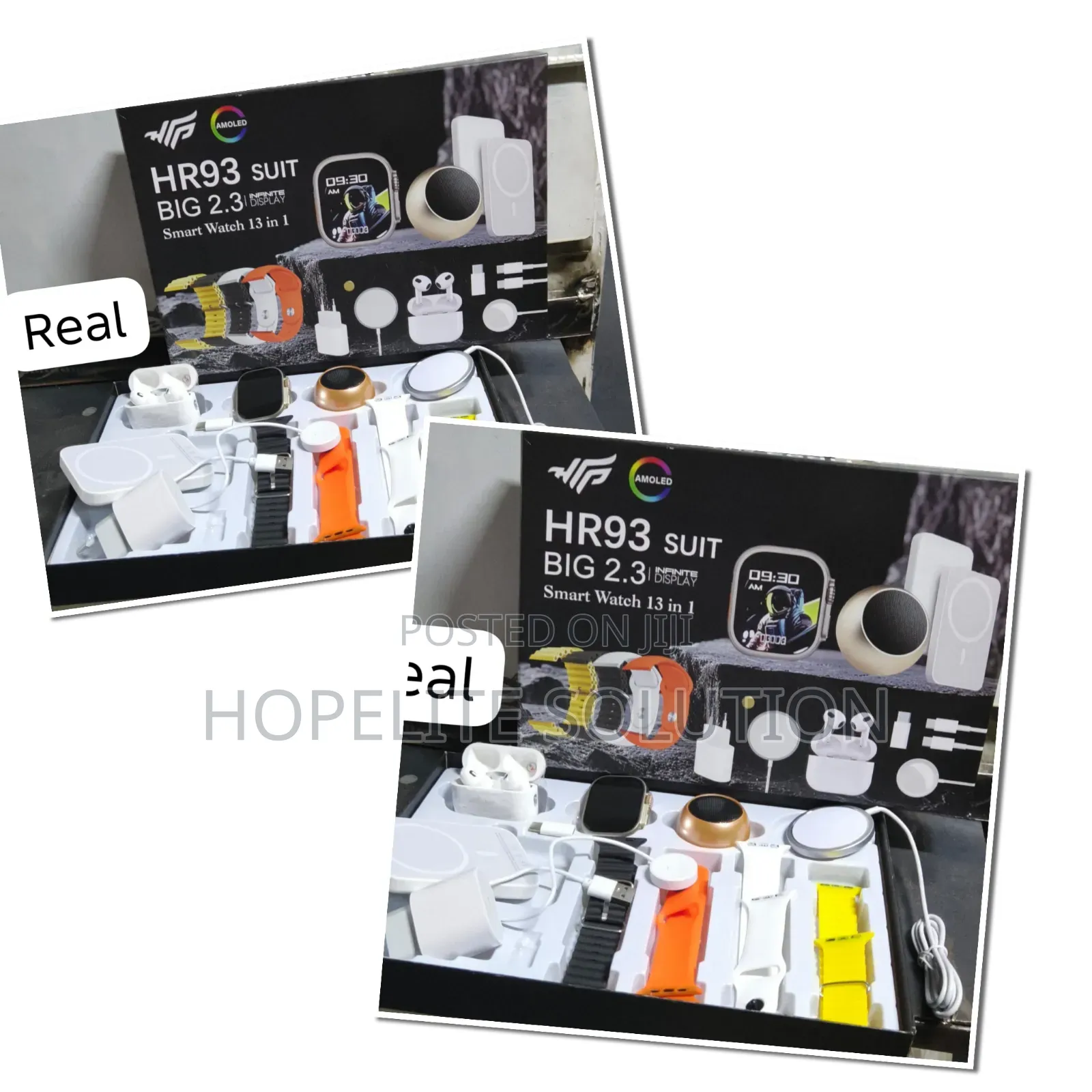 HR93 13in1 Smart Watch Set