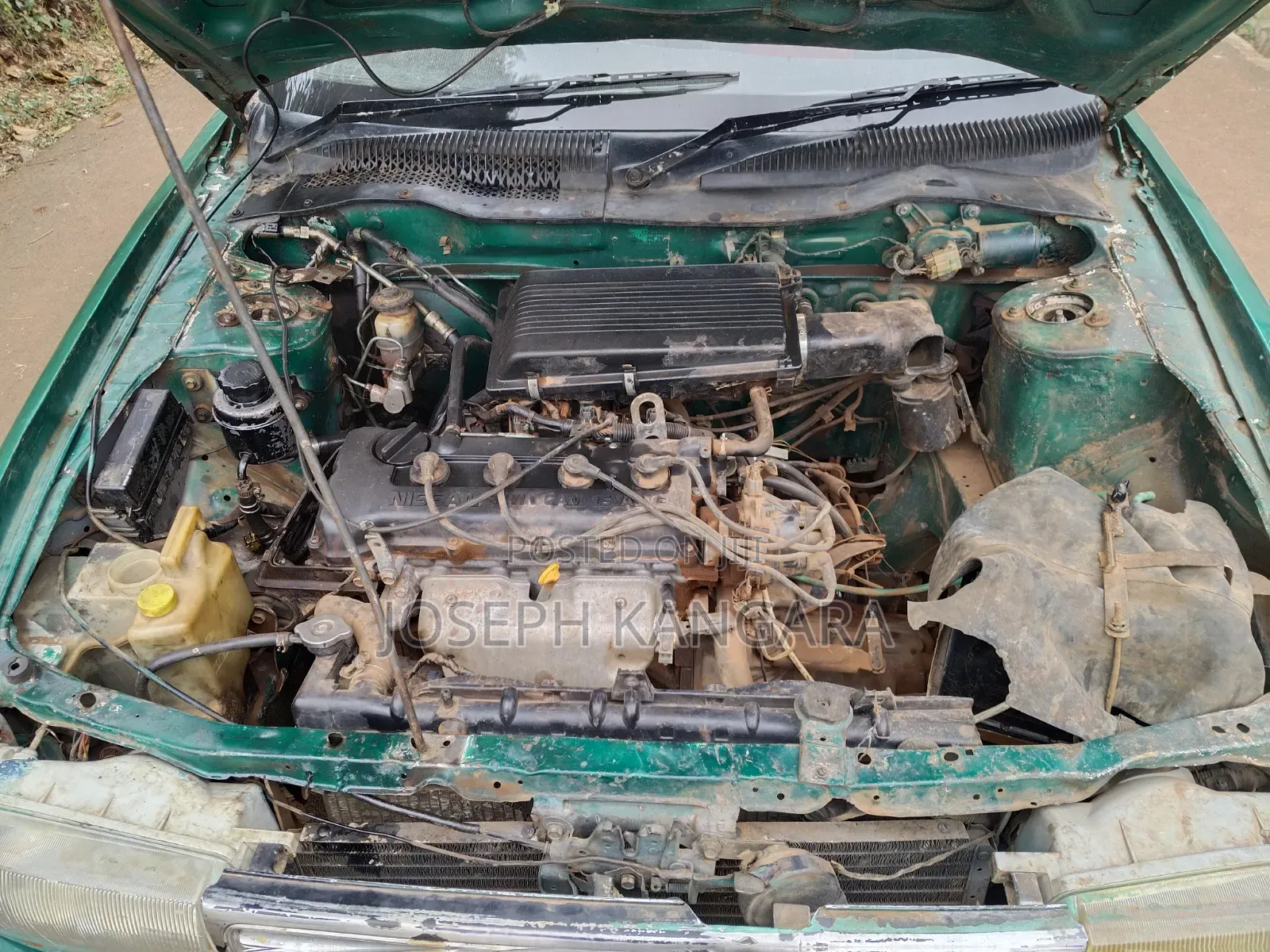 Nissan FB14 1989 Green