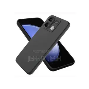 Silicone Back for Redmi Note 13 Pro 5g .Black