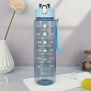 900ML Large Sports Water Bottle Leak Proof Gym Travel Bottle - Hk
