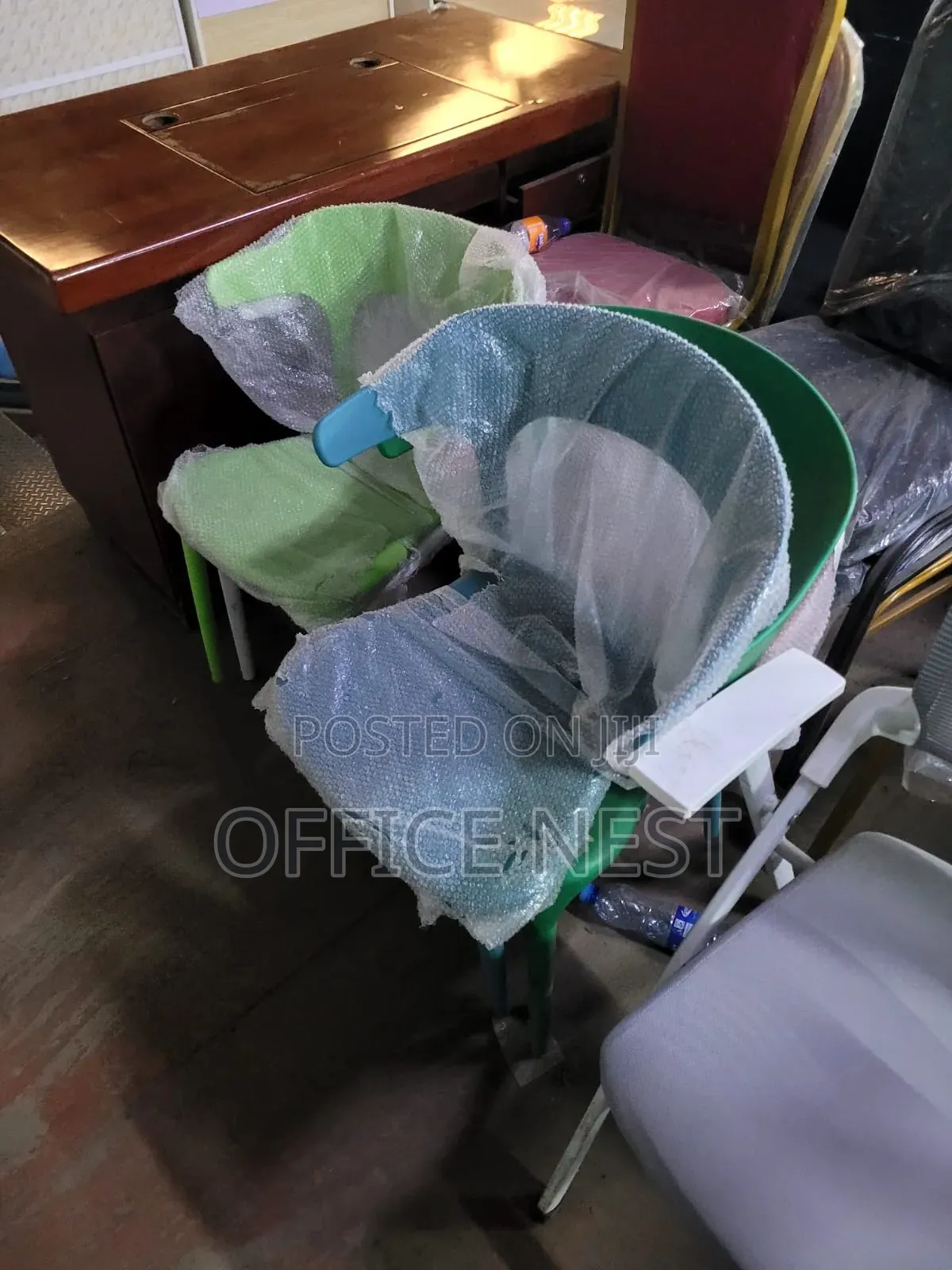 Durable Stackable Plastic Chairs for Home, Office Outdoor Use