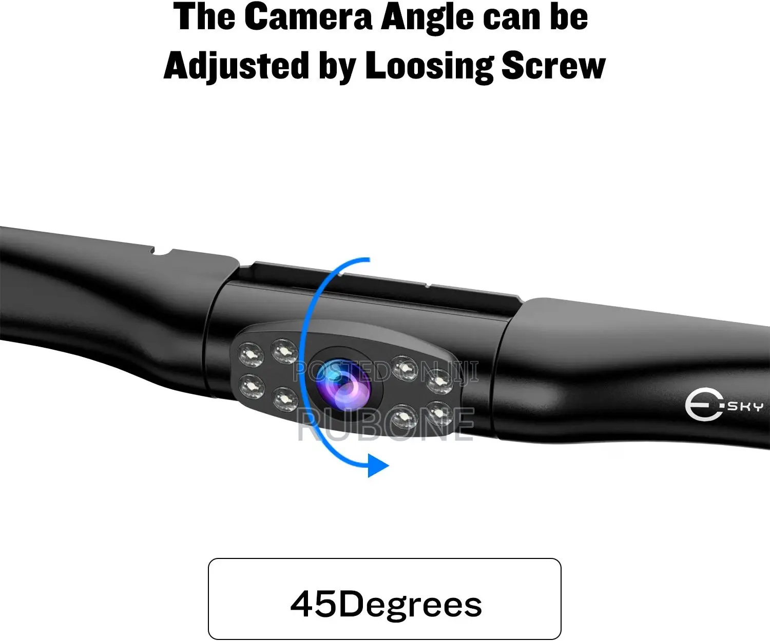 Backup Camera, Esky 170 Degree Wide Angle 8 LED