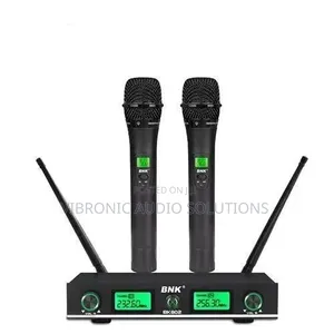 BK-802 Professional Dual Channel Wireless Microphone