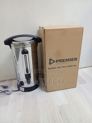Premier 14L Electric Tea Urn 2500W – Stainless Steel Hot Water Boiler